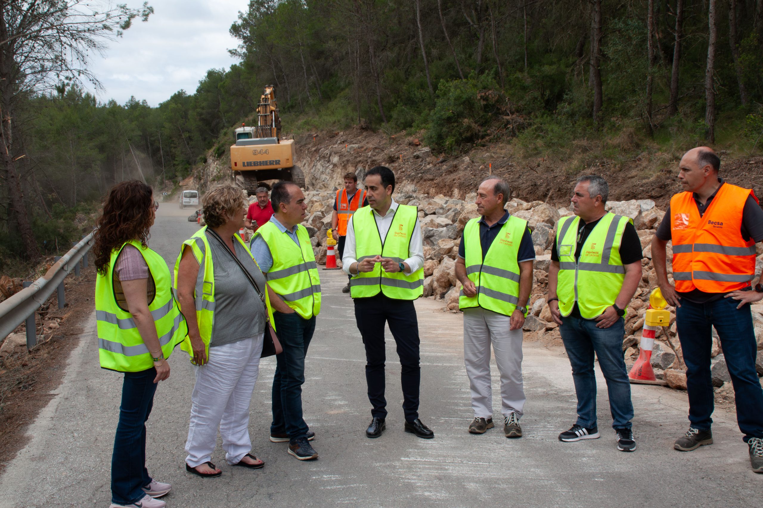 La Diputació de Castelló inicia les obres de condicionament i millora de la seguretat viària de la carretera CV-213