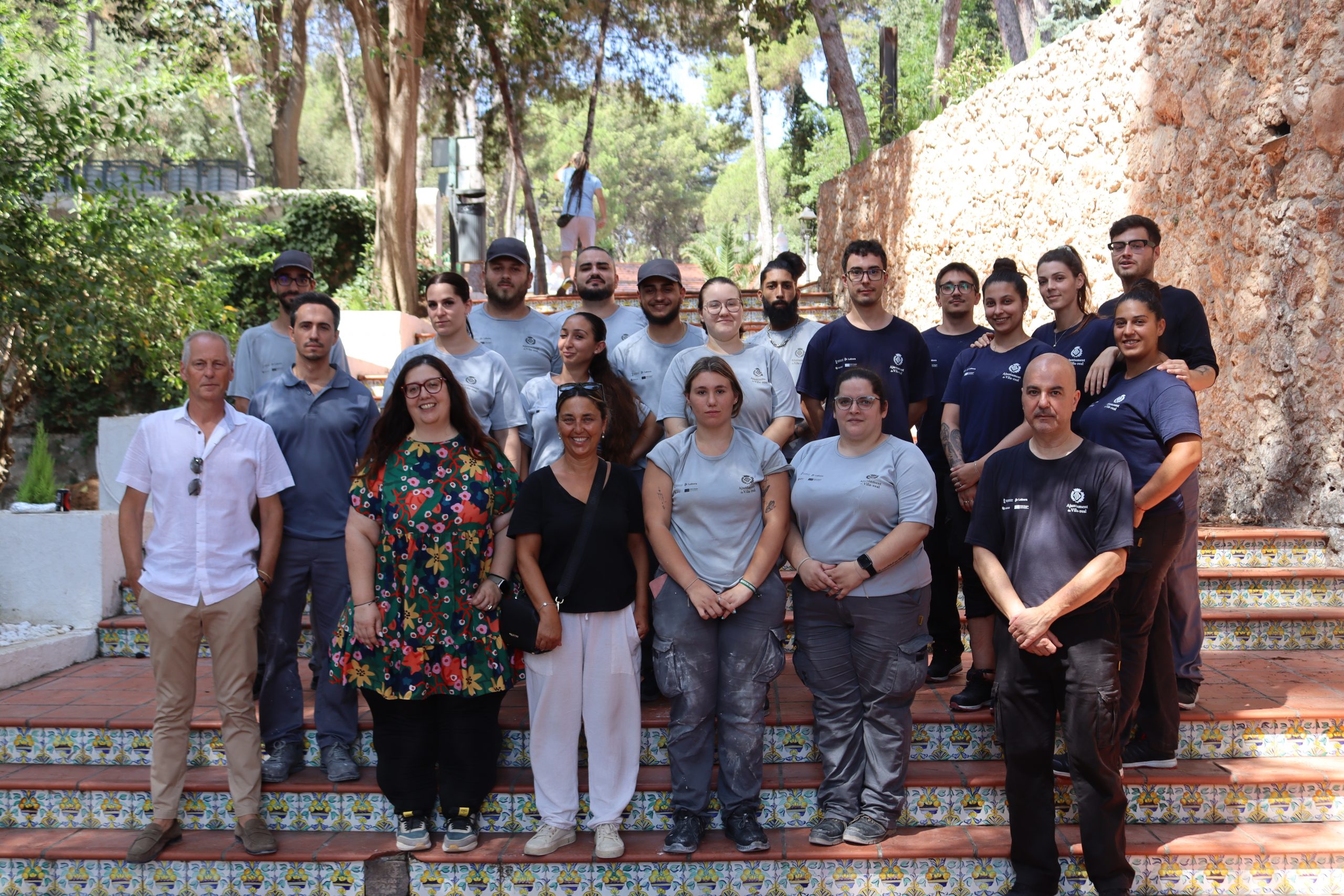 Els treballs al Termet del Taller d´Ocupació Juvenil avancen  a bon ritme