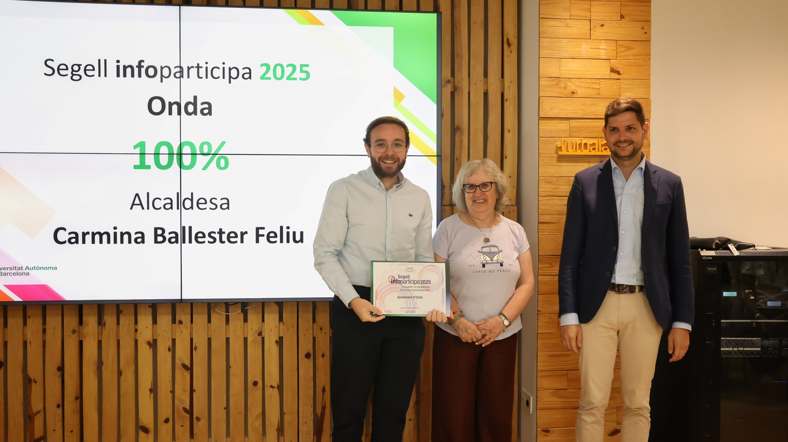 Onda revalida el sello como uno de los Ayuntamientos más transparentes de la Comunitat Valenciana