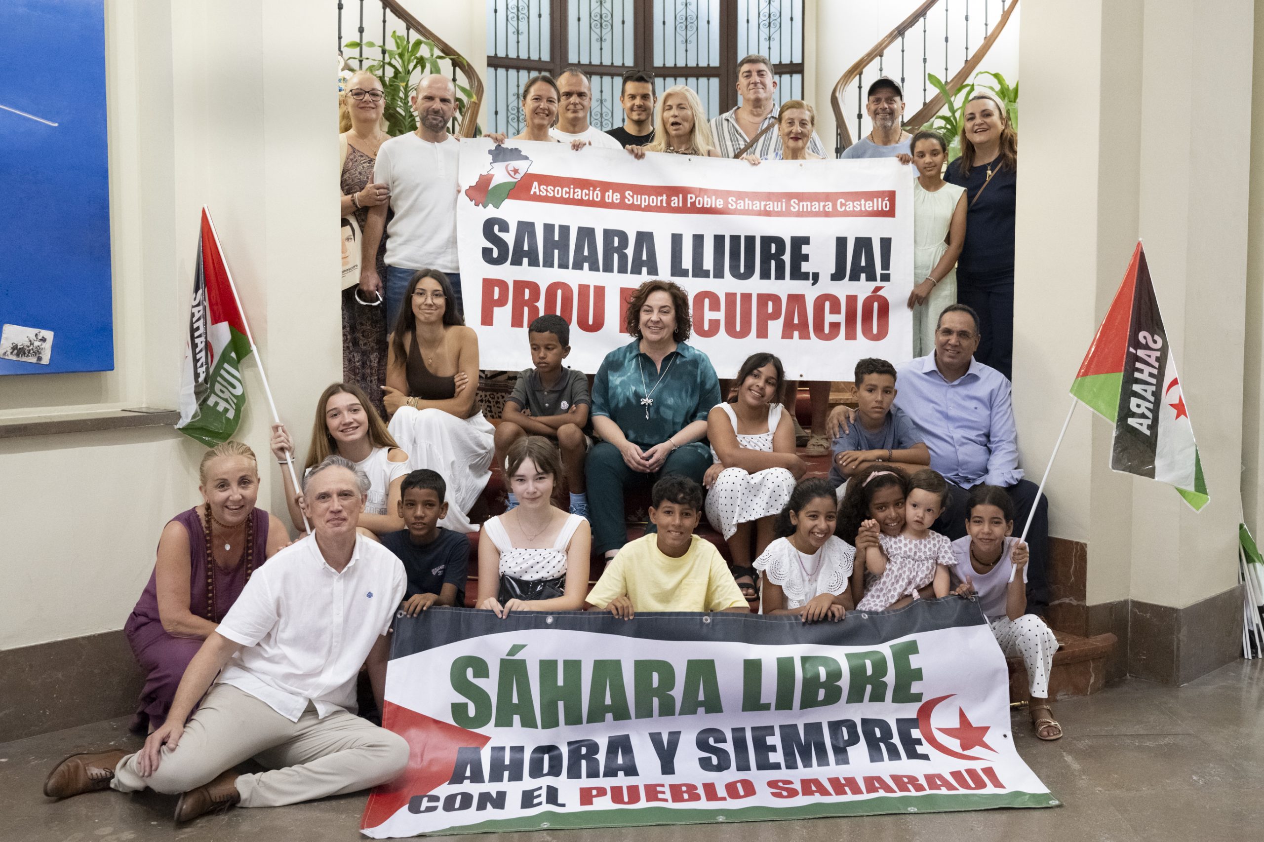 La Diputació de Castelló rep als 12 xiquets i xiquetes sahrauís que participen este estiu en el programa ‘Vacacions en Pau’ 2026