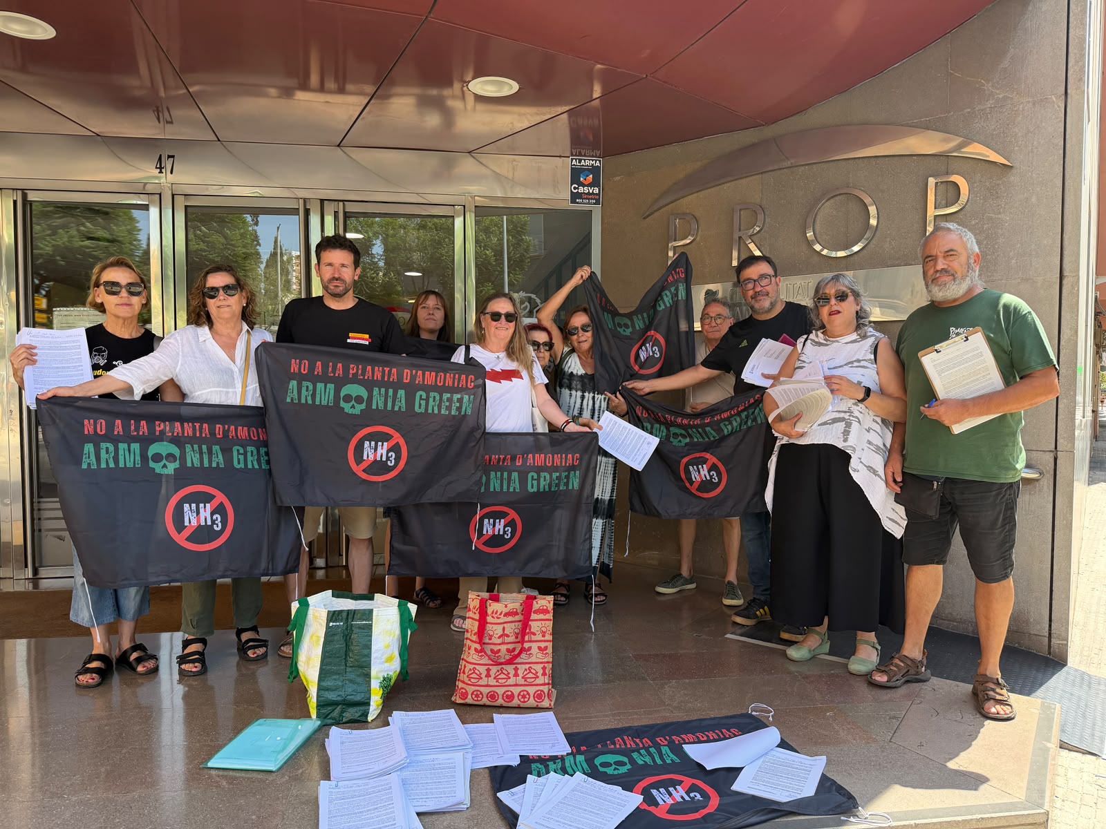 La Plataforma contra la planta d’amoníac d’Armonia Green registra vora 3.000  al·legacions per frenar el projecte