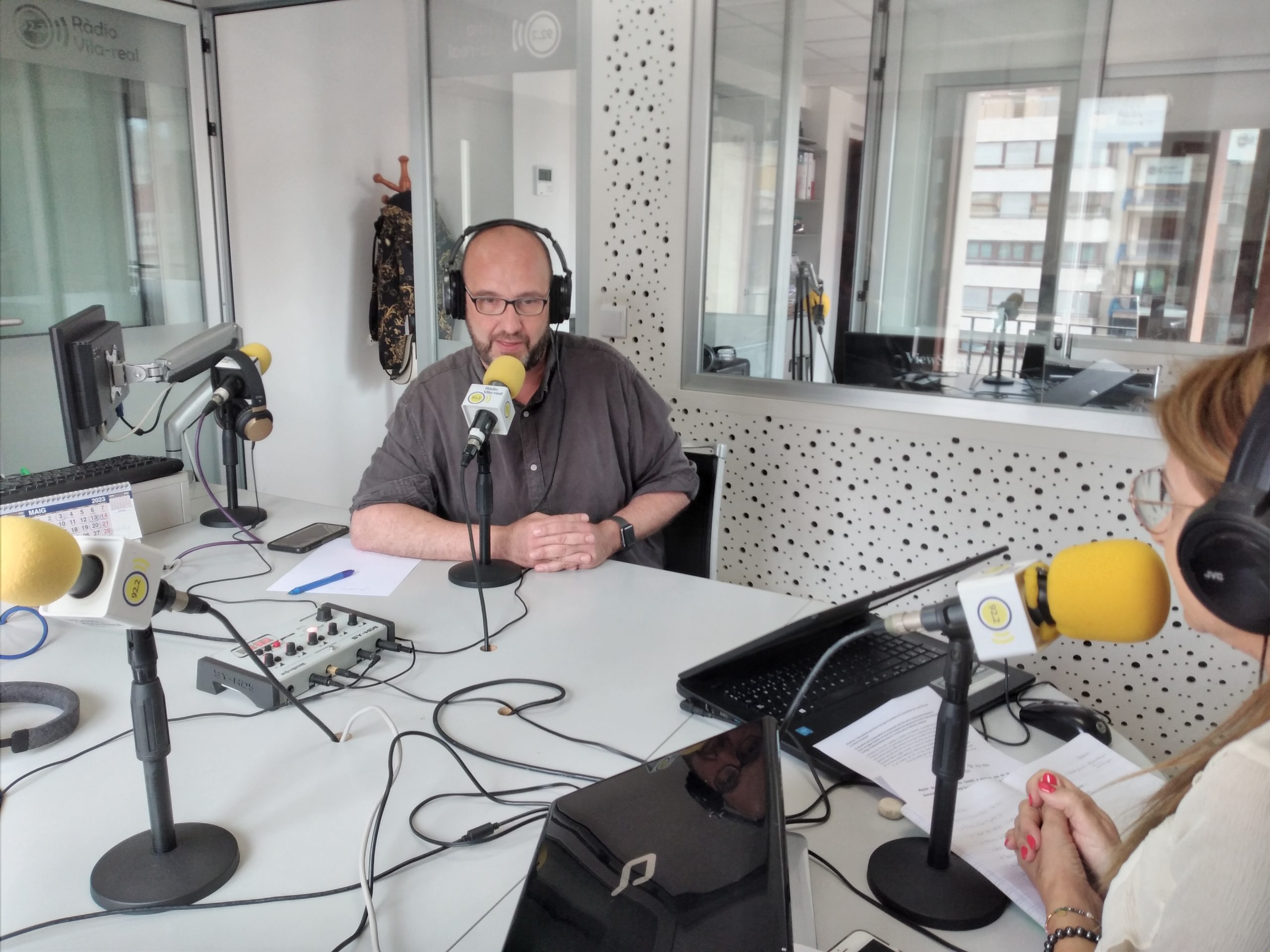 Entrevista al regidor i número dos de la candidatura de Compromís per Vila-real, Santi Cortells