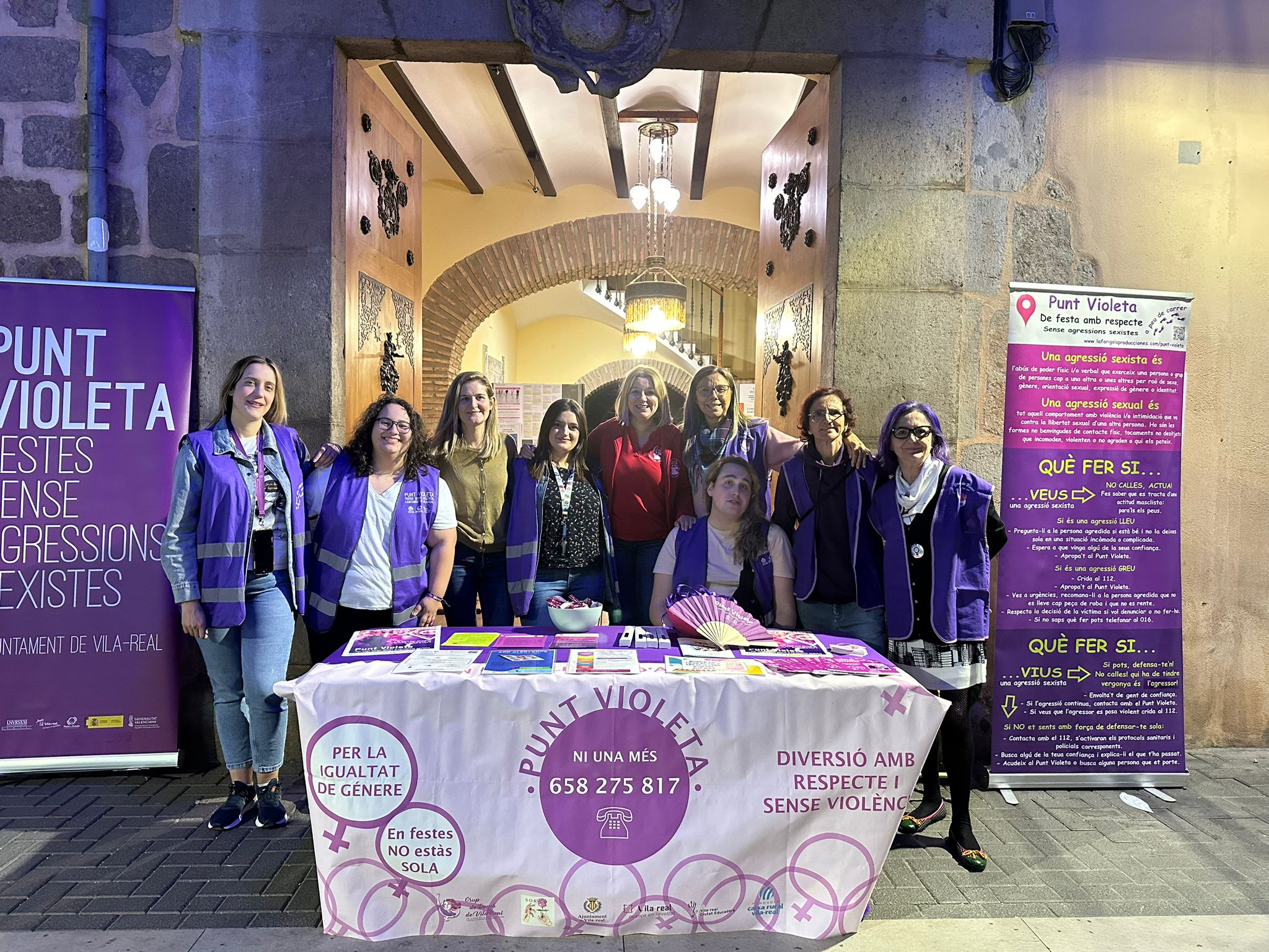 El Punt Violeta, promogut per la Regidoria d’Igualtat i el Grup de Dones de Vila-real, ha tornat a obrir les portes a la Casa dels Mundina