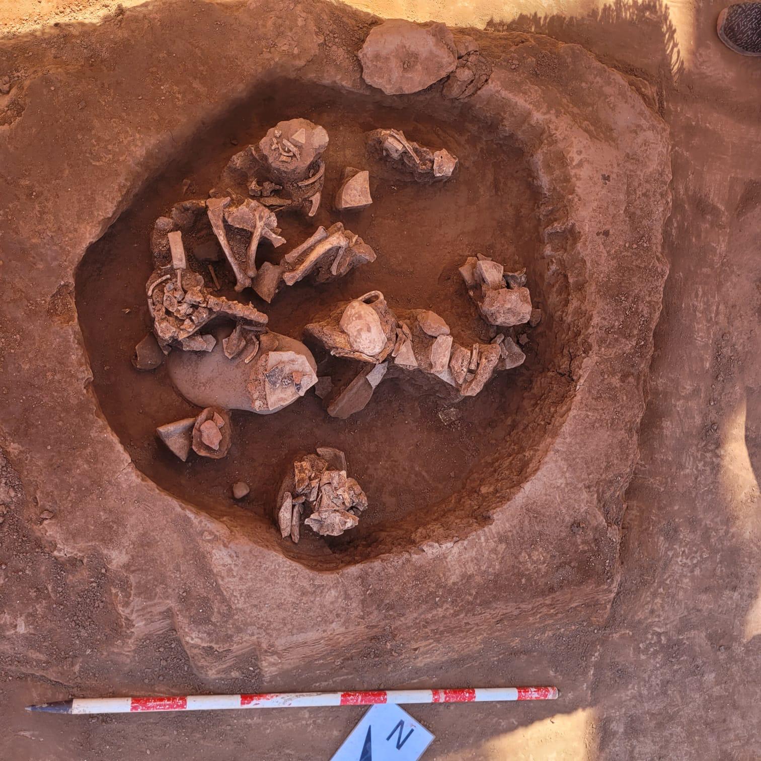 Les obres del gran col·lector de Burriana trauen a la llum nous enterraments musulmans