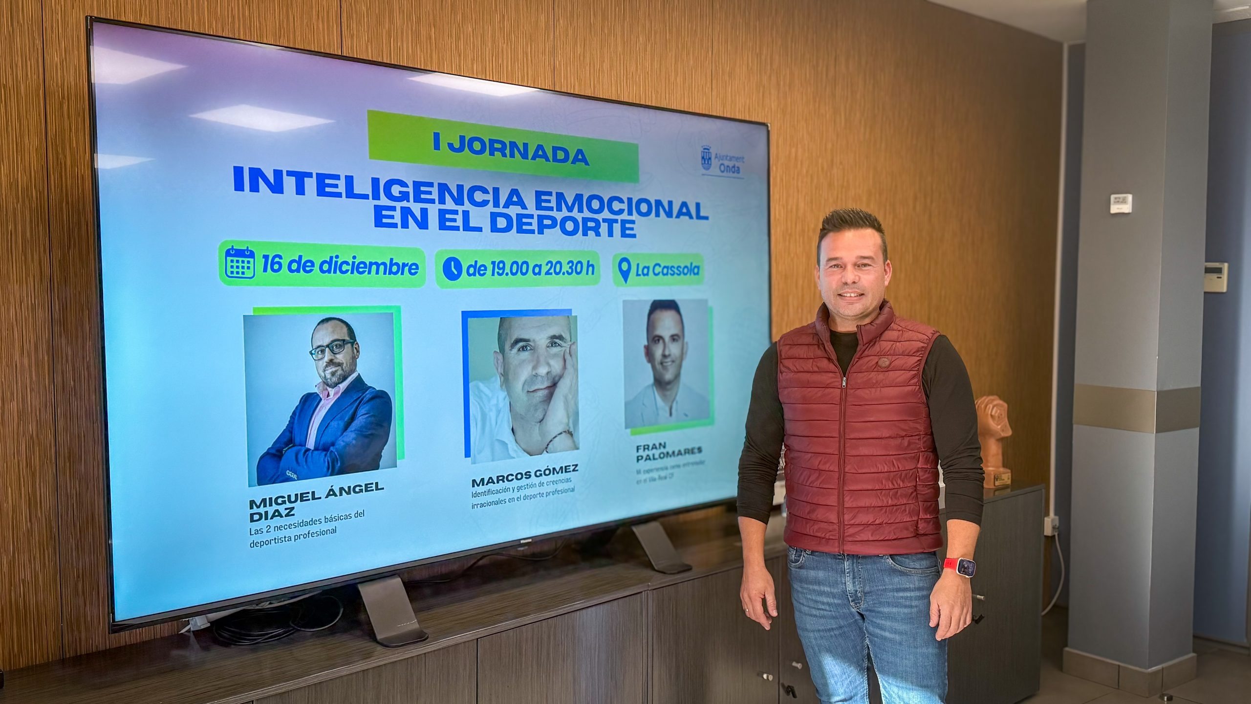 Onda fomenta la inteligencia emocional en el deporte con una jornada gratuita el próximo 16 de diciembre