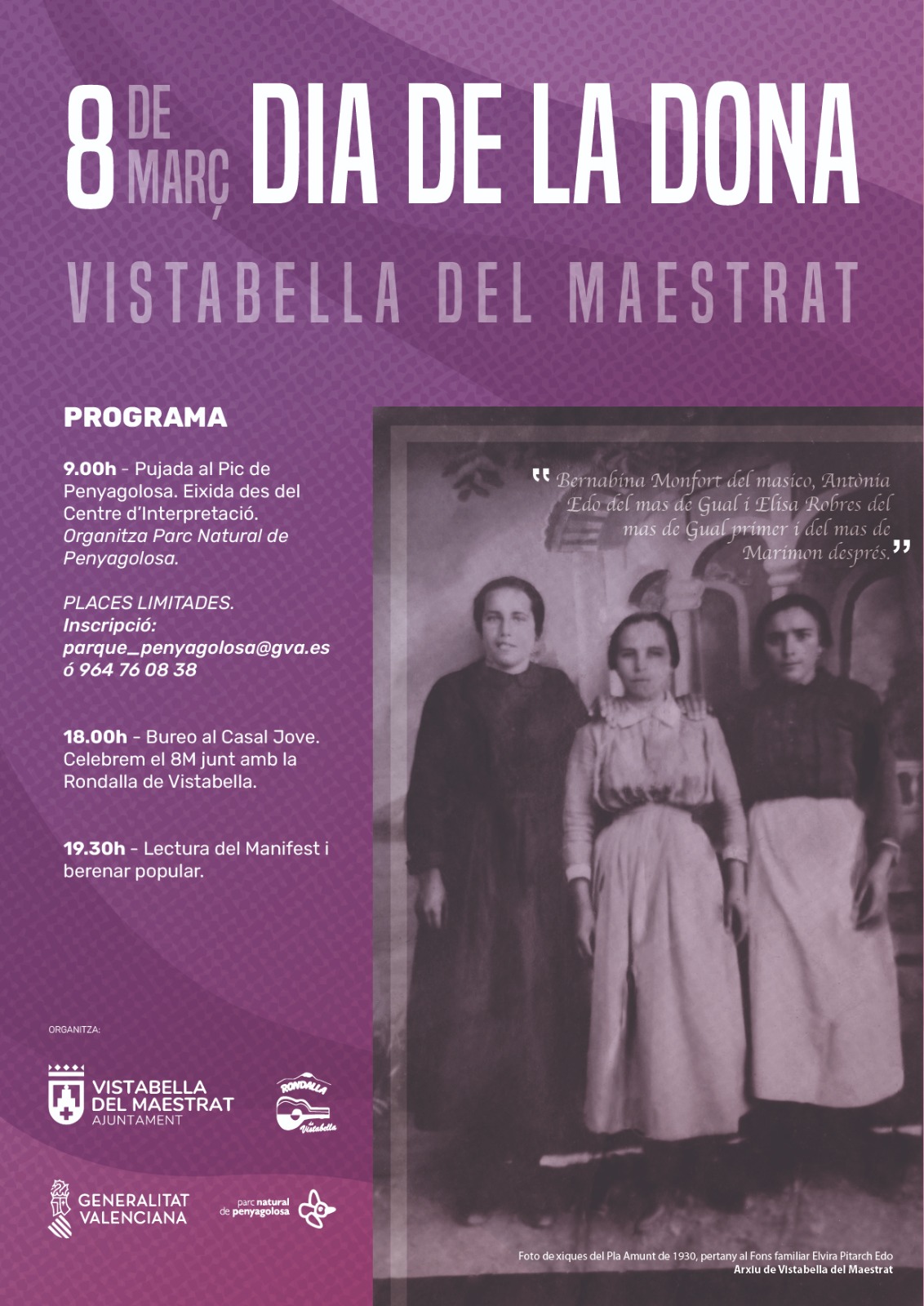 Vistabella commemora el 8M amb esport, música i reivindicació