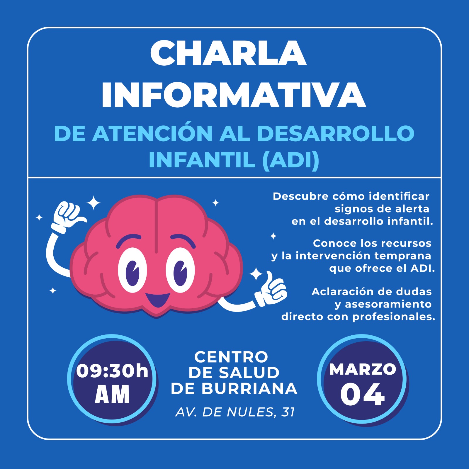 Burriana presenta l’ADI a futurs pares i mares al Centre de Salut