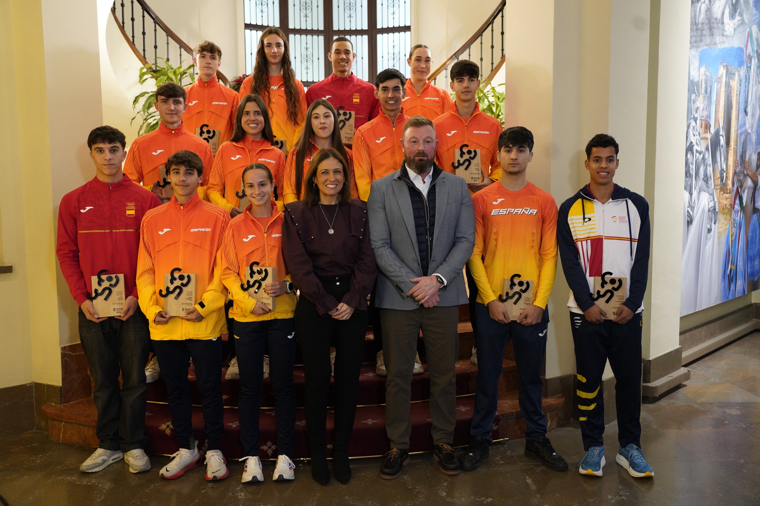 La Diputació de Castelló reconeix als esportistes de Penyeta Roja pels seus assoliments en competicions internacionals durant la temporada 2025