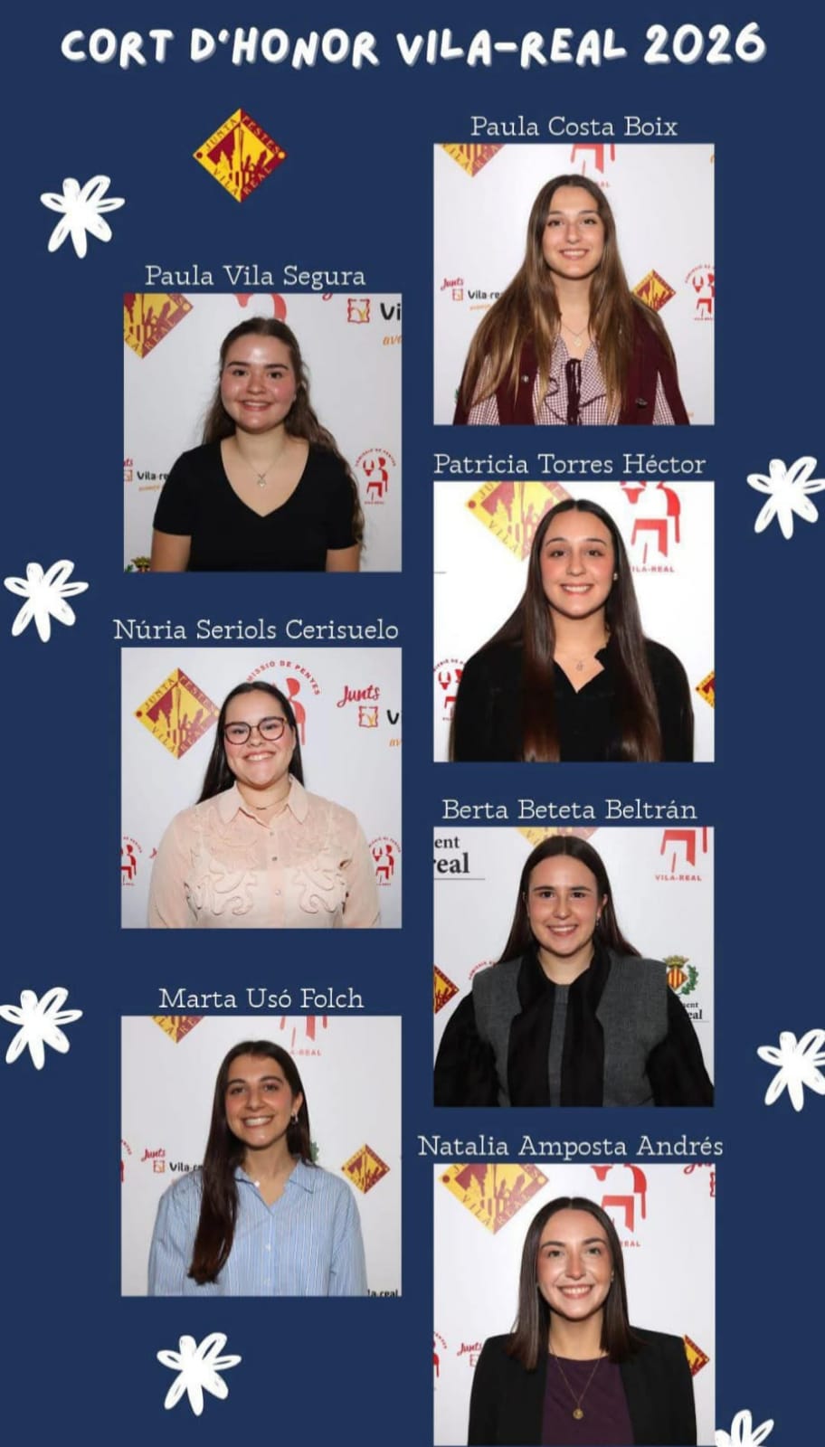 La Junta de Festes de Vila-real comunica, que hui divendres  9 de gener es realitzarà l’acte de Nomenament de la Cort d’Honor 2026.