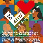 Vila-real se suma al 20é aniversari del Voluntariat pel valencià amb una nova edició de la campanya «Tasta el valencià»