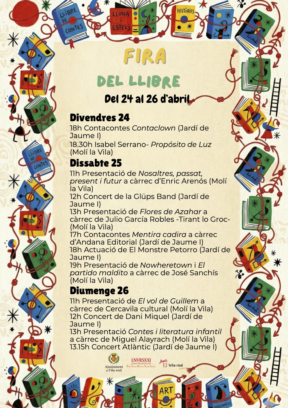 Presentació de l’ultim llibre d’Enric Arenós, «Quique», a la fira del llibre de Vila-real Recibidos  Associacio Cultural Socarrats <acsocarrats@gmail.com>