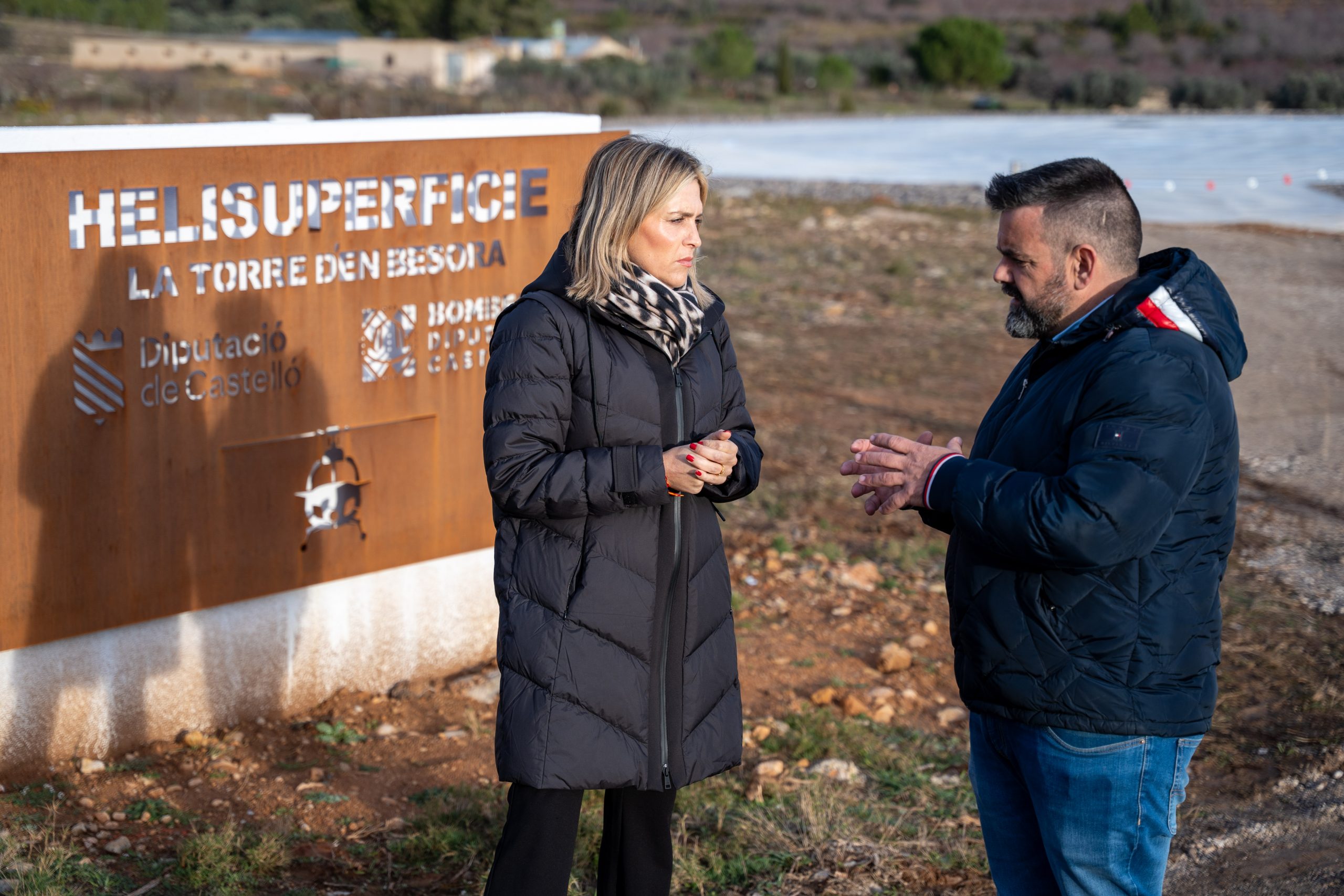 La Diputació de Castelló reforça la seguretat davant emergències amb la construcció d’una nova helisuperfície a Gaibiel