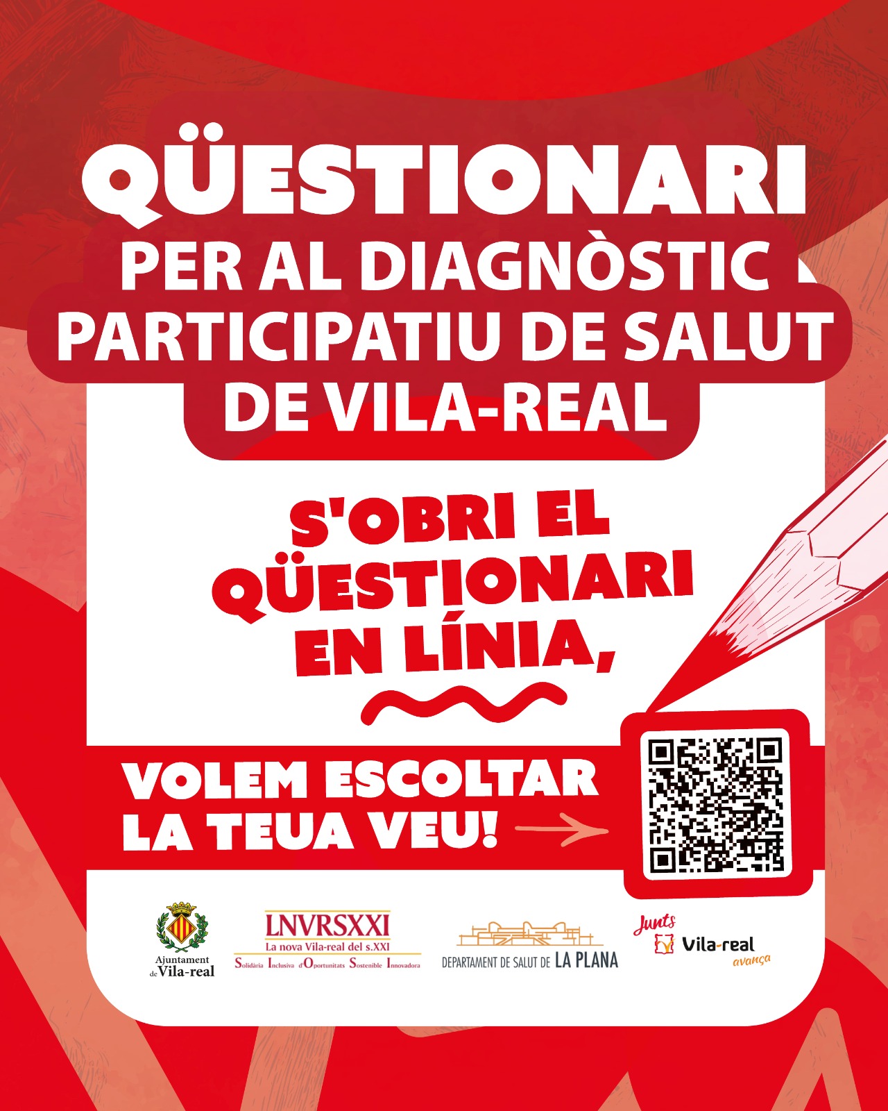 Vila-real llança una enquesta per a analitzar l’estat de salut i benestar de la població