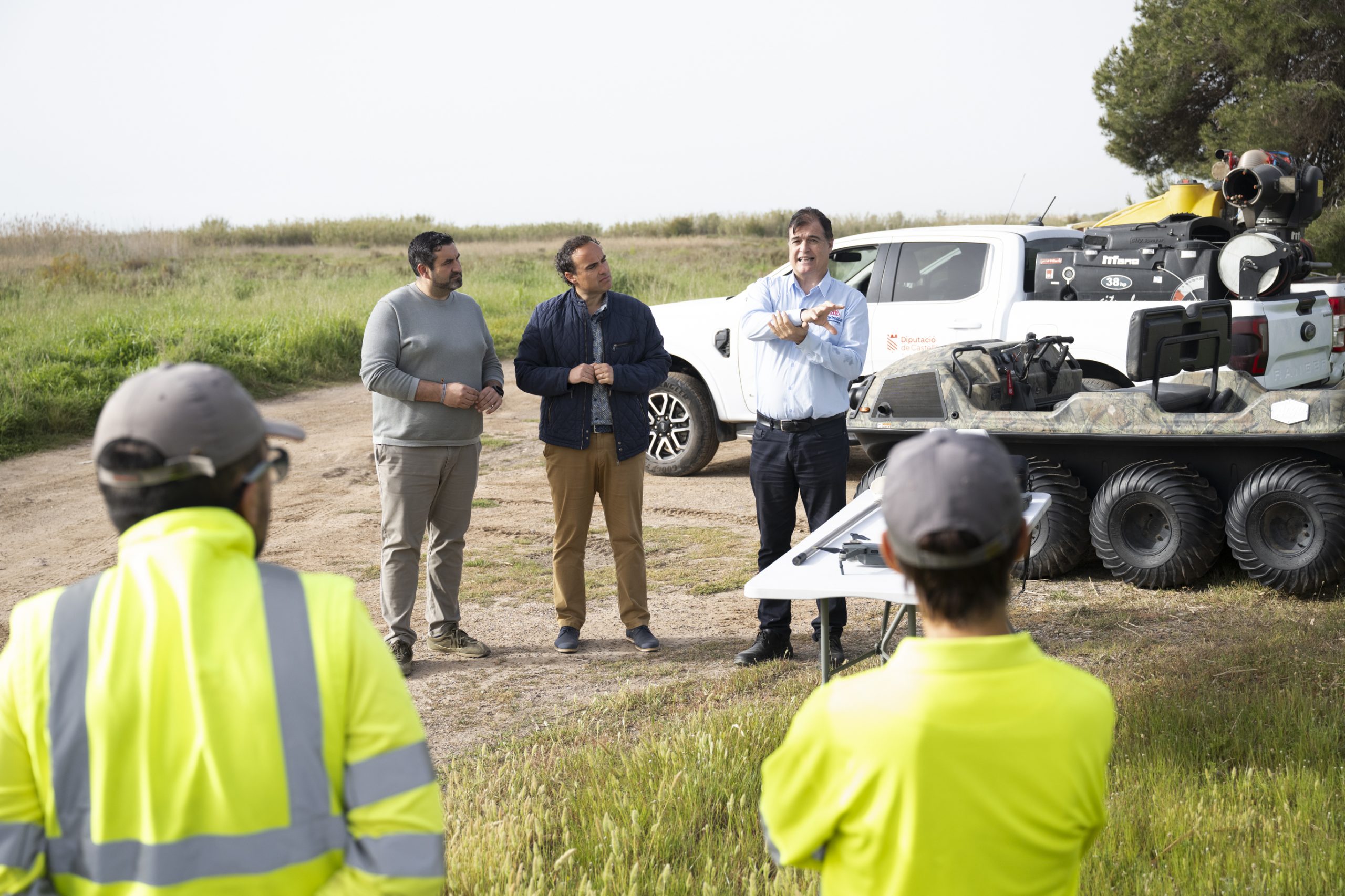 La Diputació de Castelló reforça les actuacions de control de mosquits després de les pluges i redueix notablement la població larvària