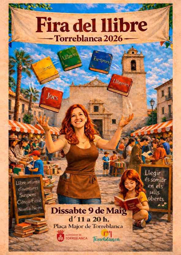 Torreblanca recupera la Feria del Libro este sábado con una apuesta renovada por la cultura y el comercio local