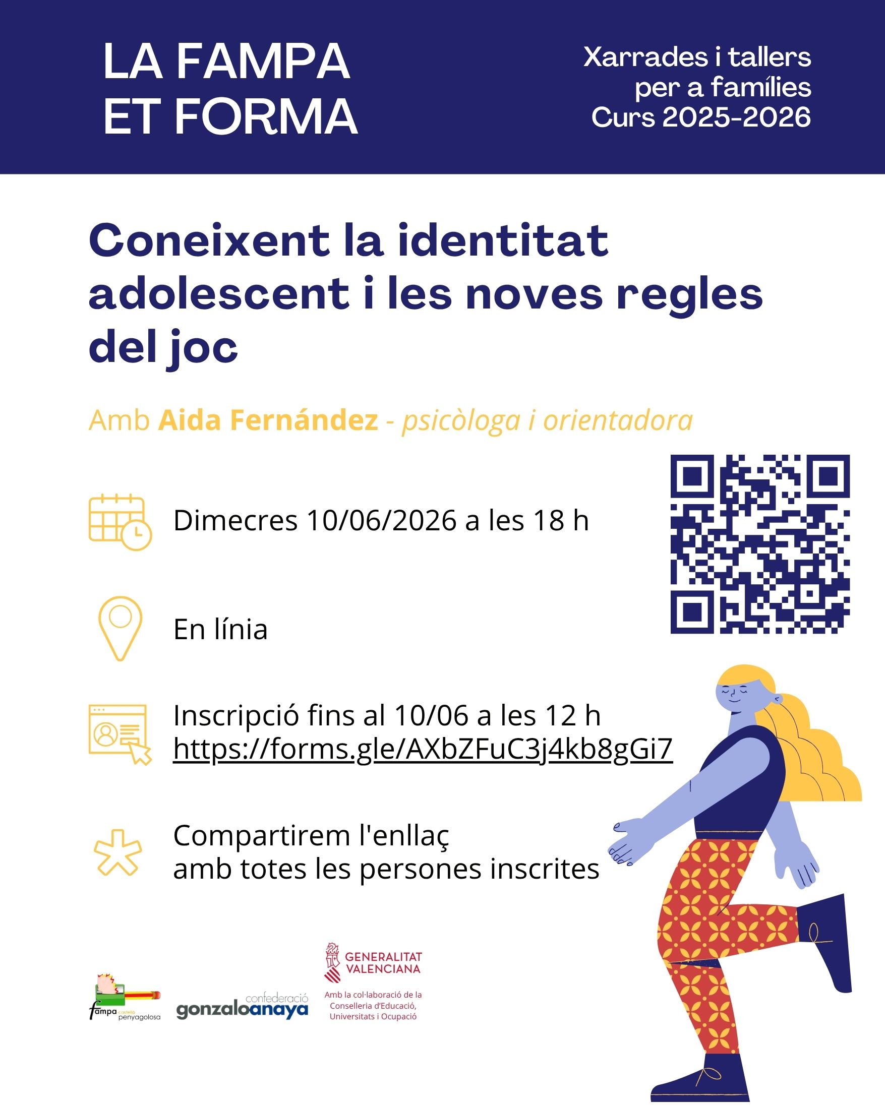 Formació “Coneixent la identitat adolescent i les noves regles del joc”