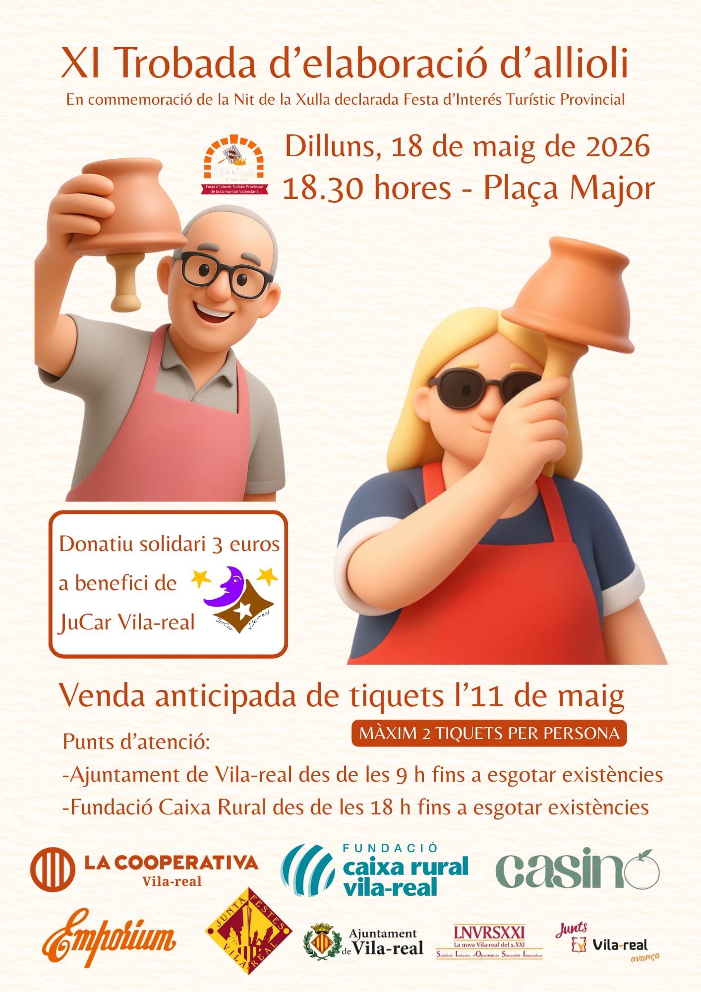 XI Trobada d’elaboració d’allioli a Vila-real Importante según el criterio de Google Haz clic para indicar a Gmail que esta conversación no es importante