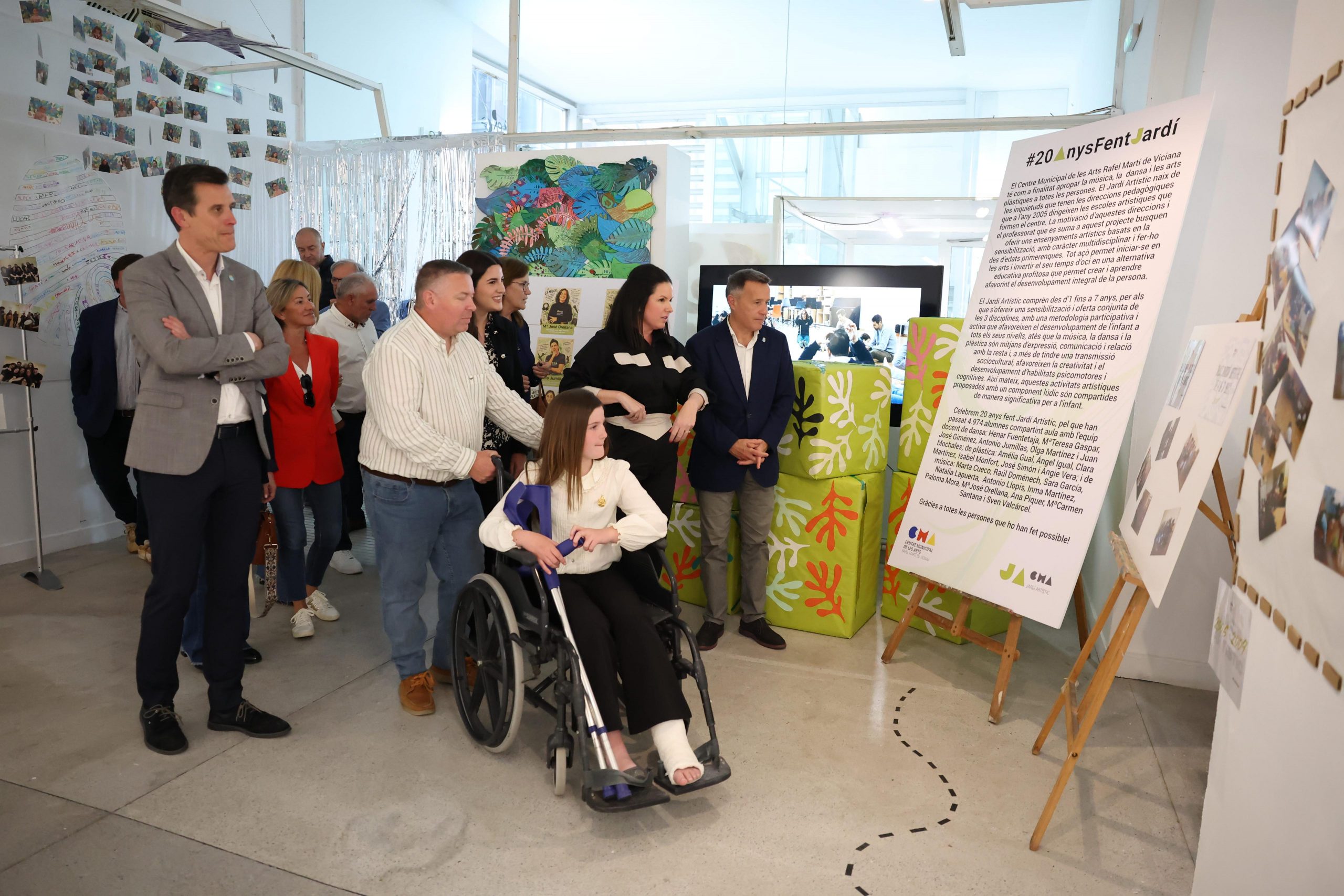 El Centre Municipal de les Arts celebra el XX Aniversari del Jardí Artístic baix el lema #20AnysFentJardí