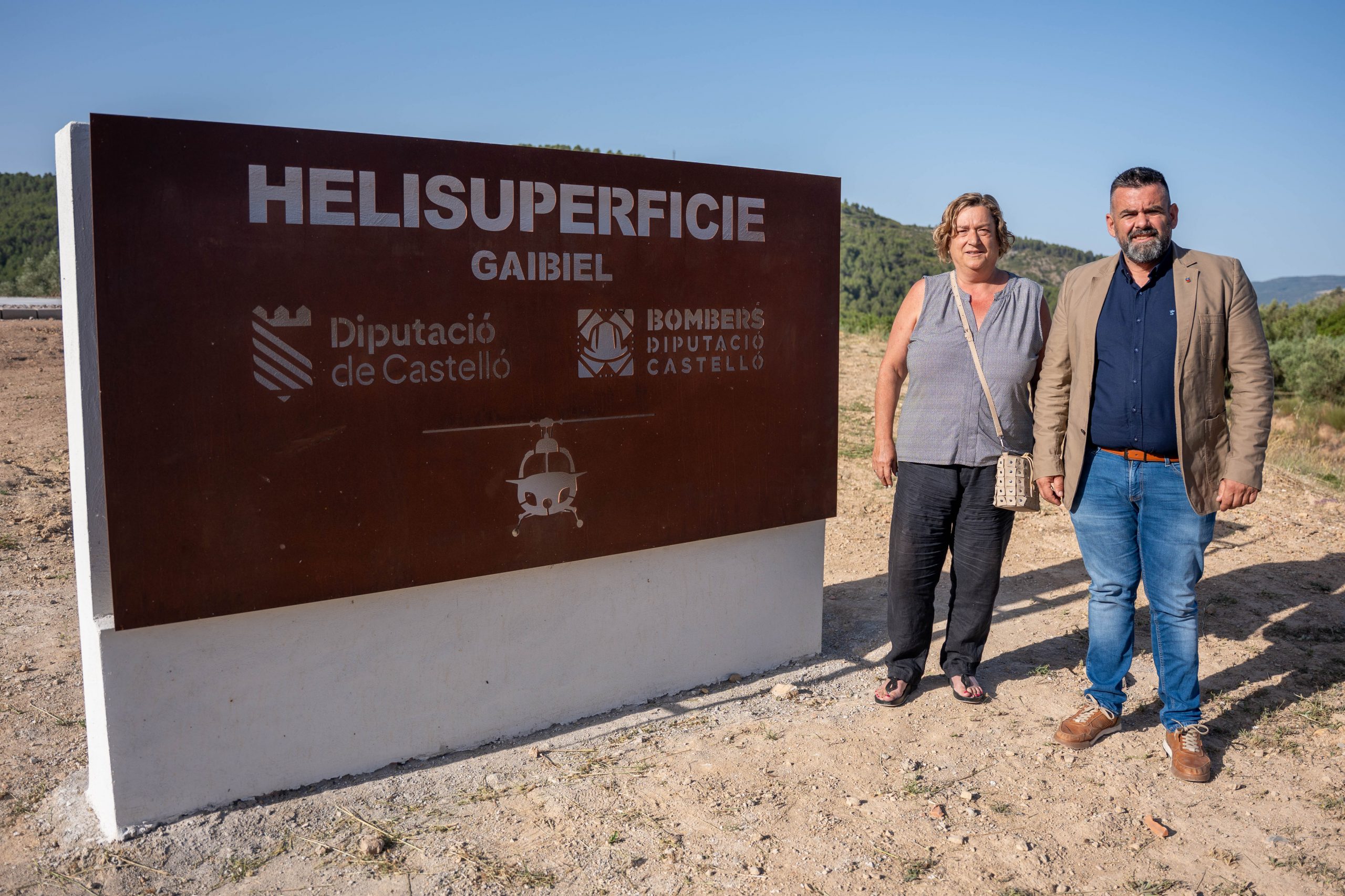 La Diputació de Castelló continua reforçant l’atenció d’emergència en tot el territori amb la posada en marxa d’una nova helisuperfície a Gaibiel