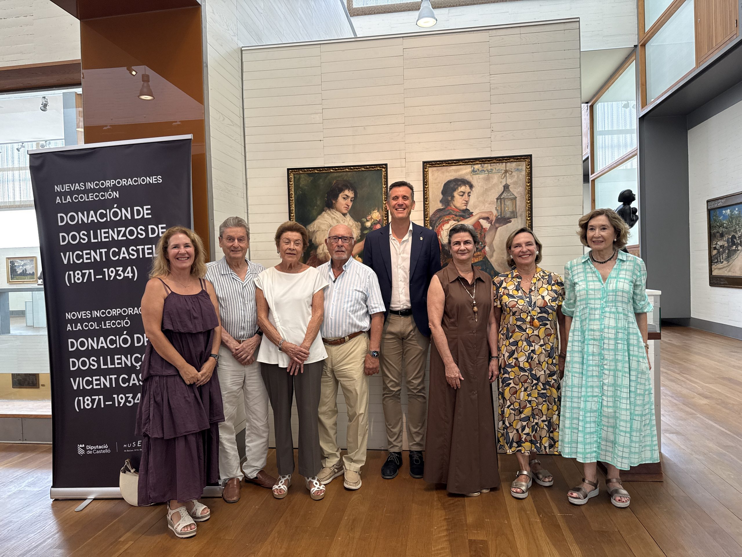 El patrimoni cultural i artístic de la província de Castelló s’enriquix amb la donació de dos llenços de Vicent Castell